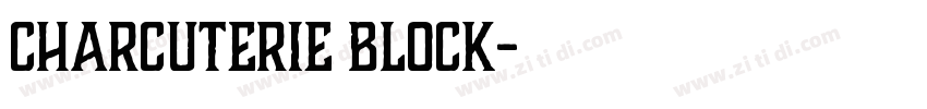 Charcuterie Block字体转换 Charcuterie Block字体转换